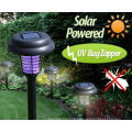 Asesino de mosquitos con fotocatalizador LED de energía solar, trampa para moscas de lámpara UV repelente de insectos Zapper para asesinos de plagas